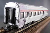 Jouef 8650 Ho Sncf Tee PBA Lugage Generator Van A2Dx Stainless Steel Livery Lightning no Box