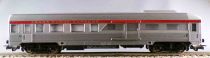 Jouef 8650 Ho Sncf Tee PBA Lugage Generator Van A2Dx Stainless Steel Livery Lightning Pre-fitted no Box