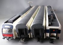 Jouef 8730 5092 5093 5191 Ho Sncf Suburban Train Set 2 Levels ZR2N 4 Element Power Unit Blue Box