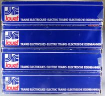 Jouef 8730 5092 5093 5191 Ho Sncf Suburban Train Set 2 Levels ZR2N 4 Element Power Unit Blue Box