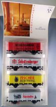 Jouef Champagnole Ho Rare Blister 4 Covered Fridge Wagons 516956 Schiltigheim Schutzenberger Fisher Adelshoffen Beer MOC