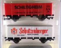 Jouef Champagnole Ho Rare Blister 4 Covered Fridge Wagons 516956 Schiltigheim Schutzenberger Fisher Adelshoffen Beer MOC