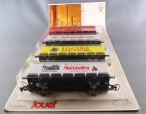 Jouef Champagnole Ho Rare Blister 4 Covered Fridge Wagons 516956 Schiltigheim Schutzenberger Fisher Adelshoffen Beer MOC