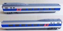 Jouef HJ 1025 Ho Sncf Atlanctic Tgv N° 405 4 Elements Set Near Mint