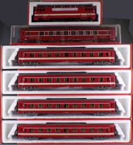 Jouef Ho Sncf Capitole Train Set 8342 Loco BoBo 9288 Red Lighting + 4 x 8670 A9 Coach + 8690 Dev Dining Car MIB