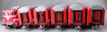 Jouef Ho Sncf Capitole Train Set 8342 Loco BoBo 9288 Red Lighting + 4 x 8670 A9 Coach + 8690 Dev Dining Car MIB