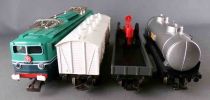 Jouef M765E Ho Sncf Coffret Trafic Express Loco Electrique CC 7107 3 Wagons 8 Rails