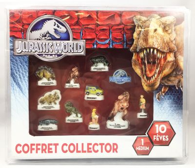 Coffret collecteur 10 fèves - Jurassic Toys