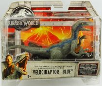 Jurassic World - Mattel - Attack Pack Velociraptor \ Blue\ 