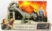 Jurassic World - Mattel - Velociraptor \ Blue\  & Owen