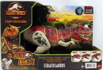 Jurassic World Camp Cretaceous - Mattel - Roar Attack Ceratosaurus \ red\ 