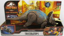 Jurassic World Camp Cretaceous - Mattel - Sound Strike Triceratops