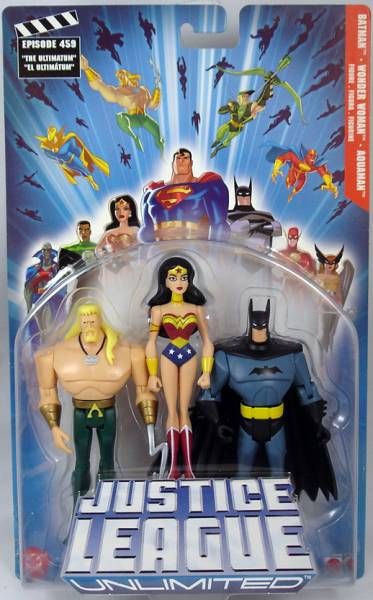Justice League Unlimited - Mattel - Aquaman, Wonder Woman, Batman