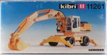 Kibri 11261 Ho Ho Pelleteuse Liebherr 934 Litronic sur Roues Neuve Boite