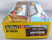 Kibri 9694 Ho Pont à Caissons Acier 1/2 Voie 275 mm Neuf Boite