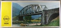 Kibri 9696 Ho Metal Arched Railway Bridge Single or Double Track Length 450 mm Mint in Box