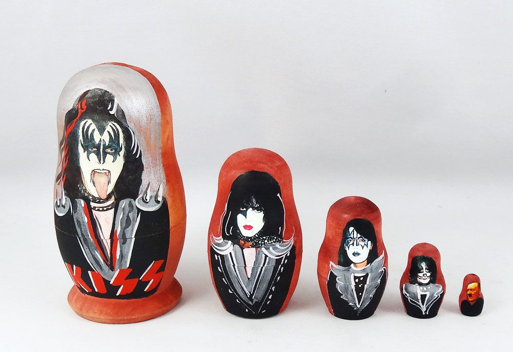 Kiss nesting dolls online