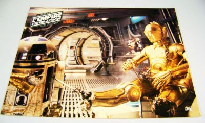 Star Wars R2-D2 & C-3PO Empire Strikes Back Vintage Glass