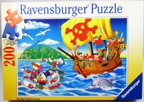 La Bande à Picsou - Puzzle 200 pièces - \ Les Pirates\  - Ravensburger (ref. 12-152-6)