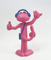 La Panthère Rose - Schleich 1985 - Panthère Rose avec Walkman 