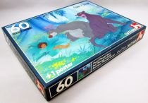 Le Livre de la Jungle - Puzzle 60 pièces \ Chut! Mowgli dort\  -  Nathan 1988 (ref.555205)