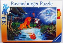 Le Roi Lion - Puzzle 300 pièces - \ Le Roi Lion et son reflet\  - Ravensburger 1994 (ref. 13-005-4)