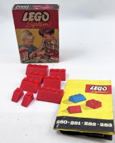 LEGO Ref.281 - 1x2 & 3x2 Briques en Pente (Rouge)