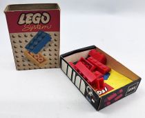 LEGO Ref.281 - 1x2 & 3x2 Briques en Pente (Rouge)