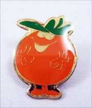 Les Fruittis - Pin\'s métal - Orange