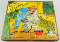 Les Maitres de l\'Univers - Jeu d\'éveil Mallette de 30 cubes illustrés - France Jouets 1984