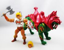 Les Maitres de l\'Univers Origins - Battlefield Warriors : Battle Armor He-Man & Battle Cat (loose)