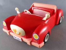 Les Petits Malins - Transport - La Voiture Cabriolet Rouge & Maman et Fils Ecolier Ours - Bandai