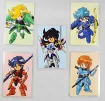 Les Sapourais de l\'Eternel - Set de 5 Lami Cards officielles - Sunrise 1989