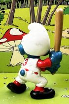 Les Schtroumpfs - Schleich - 20129 Baseballer Smurf (clear bat)