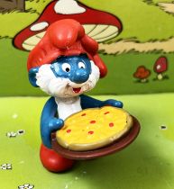 Les Schtroumpfs - Schleich - 20180 Grand Schtroumpf pizza