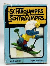 Les Schtroumpfs - Schleich - 40205 Schtroumpf skieur (en boite)