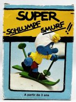 Les Schtroumpfs - Schleich - 40205 Schtroumpf skieur (en boite)