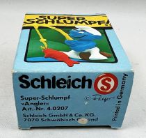 Les Schtroumpfs - Schleich - 40207 Schtroumpf pêcheur (en boite) 