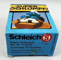 Les Schtroumpfs - Schleich - 40219 Schtroumpf en Barque (en boite)