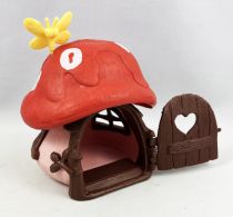 Les Schtroumpfs - Schleich Petite Maison Rose Toit Rouge (occasion)