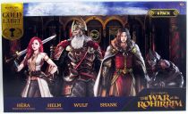 Les Seigneur des Anneaux : La Guerre des Rohirrim - McFarlane Toys - Pack de 4 Figurines : Héra, Helm, Wulf , Shank.