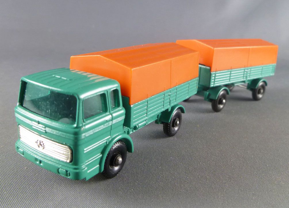 matchbox truck and trailer