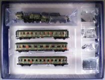 Liliput 130002 Ho Dr WW2 German Wehrmacht Train Set Steam Loco 42 1701 + 3 Coaches