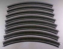 Lima 3017 Ho 15 Curved Steel Tracks R=431 45° Very Good Condition