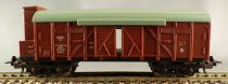 Lima 3105 LHo Sncf Covered Wagon with Bogies Type M with red lights