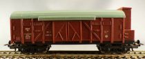 Lima 3105 LHo Sncf Covered Wagon with Bogies Type M with red lights