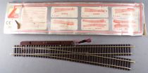 Lima 403850E Ho 1 x Electric Right Point Nickel Silver Tracks 9° 312 mm VG Box