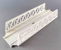 Lima 5390 Ho Steel Deck Bridge + 4 Curved Ramps + 4 Pillars