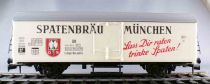 Lima 6704 0 Gauge Spatenbräu Uic Riv Fridge Wagon 2 Axles White Livery