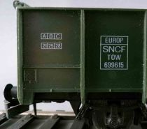 Lima 6724 0 Gauge Sncf Gondola Wagon 2 Axles Tow 699615 Green Livery no Box